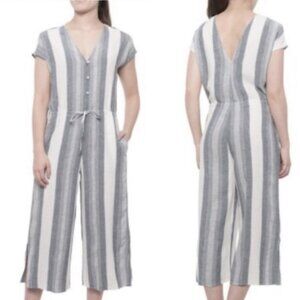 Anthropologie Cloth & Stone Striped Jumpsuit NWOT